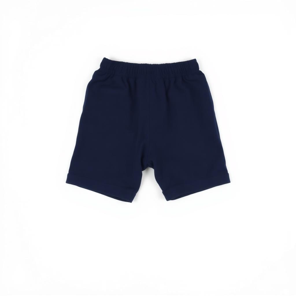 Boys Navy Cotton Shorts
