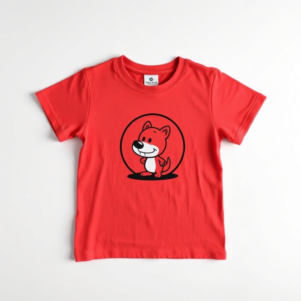 Boys Red Graphic T-Shirt