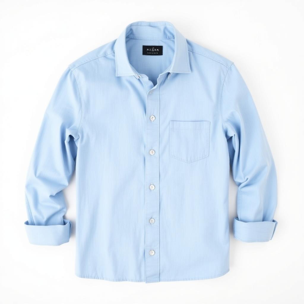 Men Sky Blue Casual Shirt