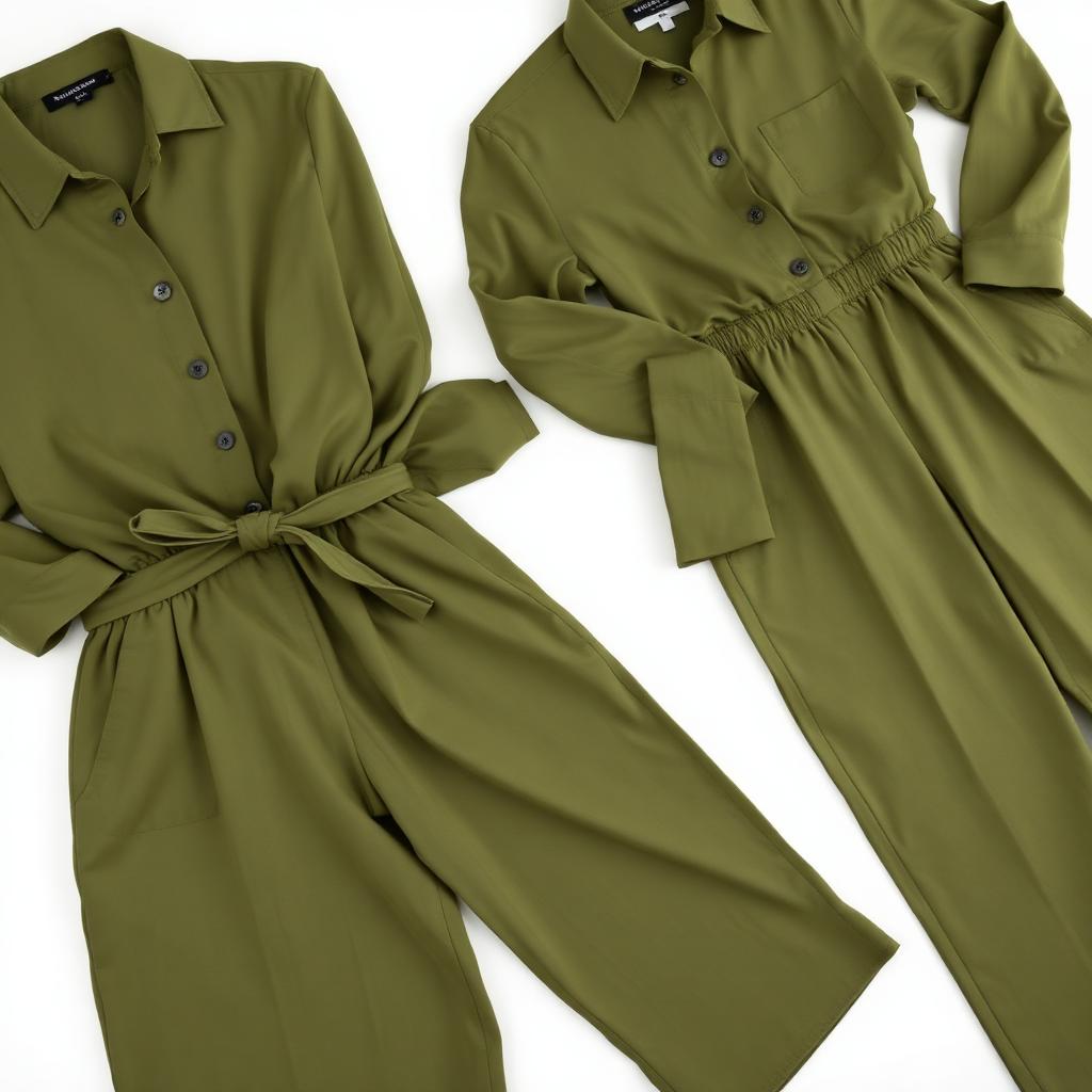 Women Olive Co-Ord Set